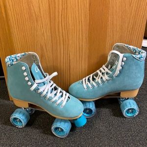 Suede Roller Skates